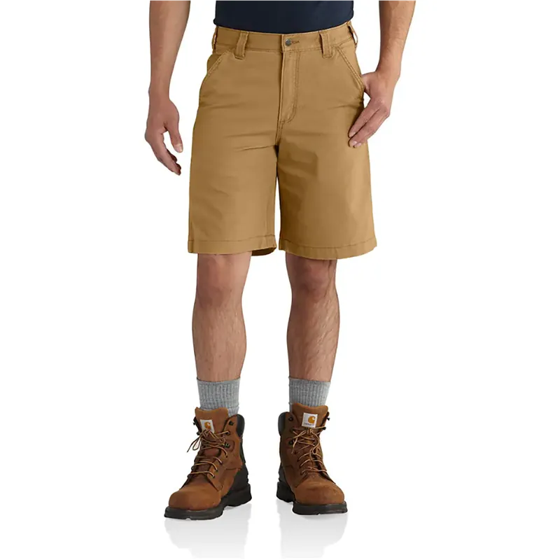 Carhartt Men‘s Rugged Relaxed 10" Hickory Canvas Work Shorts