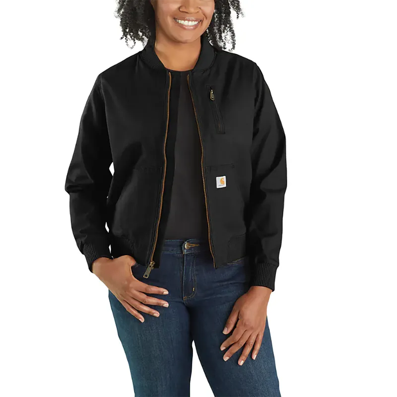 Carhartt Women‘s Rugged Flex Black Canvas Jacket