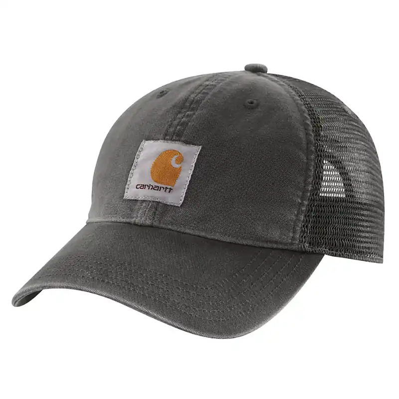 Carhartt Canvas Mesh-Back Adjustable Cap - Gravel