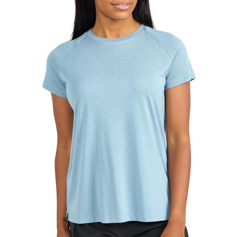 Free Fly Women‘s Bamboo Lightweight S/S Tee - Blue Fog