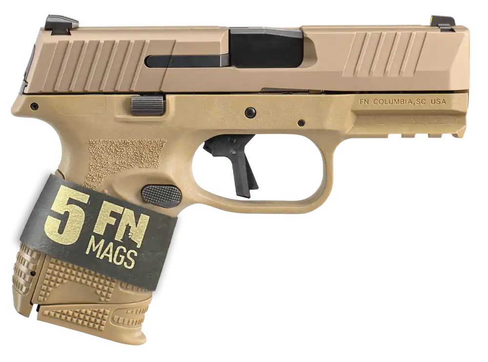 FN509 COMP BUNDLE 9MM FDE 5MAG