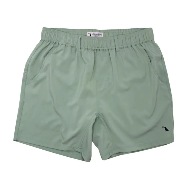 Local Boy Outfitters Men’s 6” Performance Volley Shorts - Granite Green