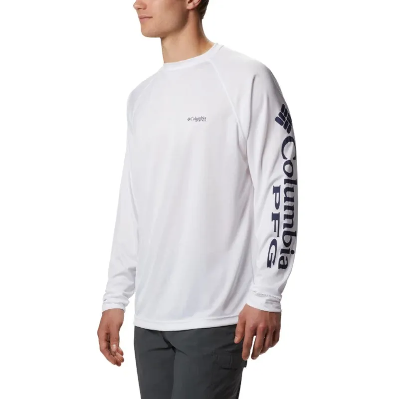 Columbia Men‘s PFG Terminal Tackle L/S Fishing Shirt - White/Nightshade