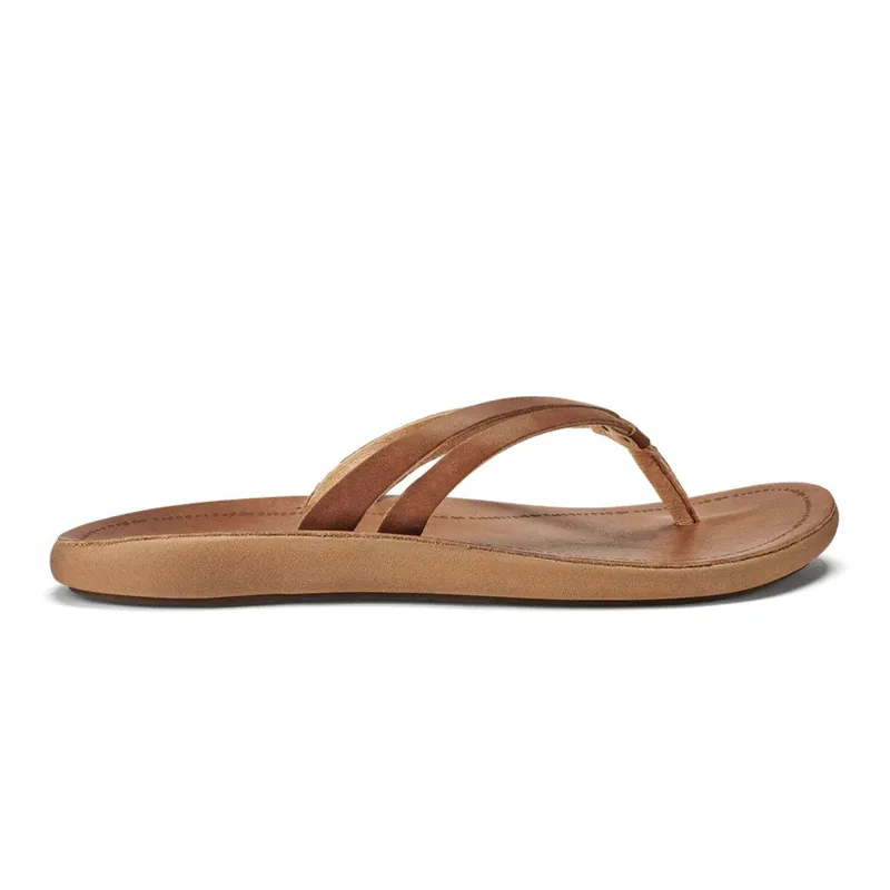 Olukia Women‘s Kāpehe Luana Leather Sandals - Sahara
