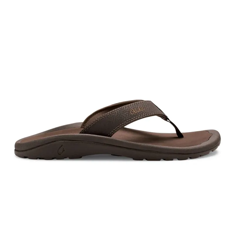 Olukai Men‘s ‘Ohana Beach Sandals - Dark Java/Ray