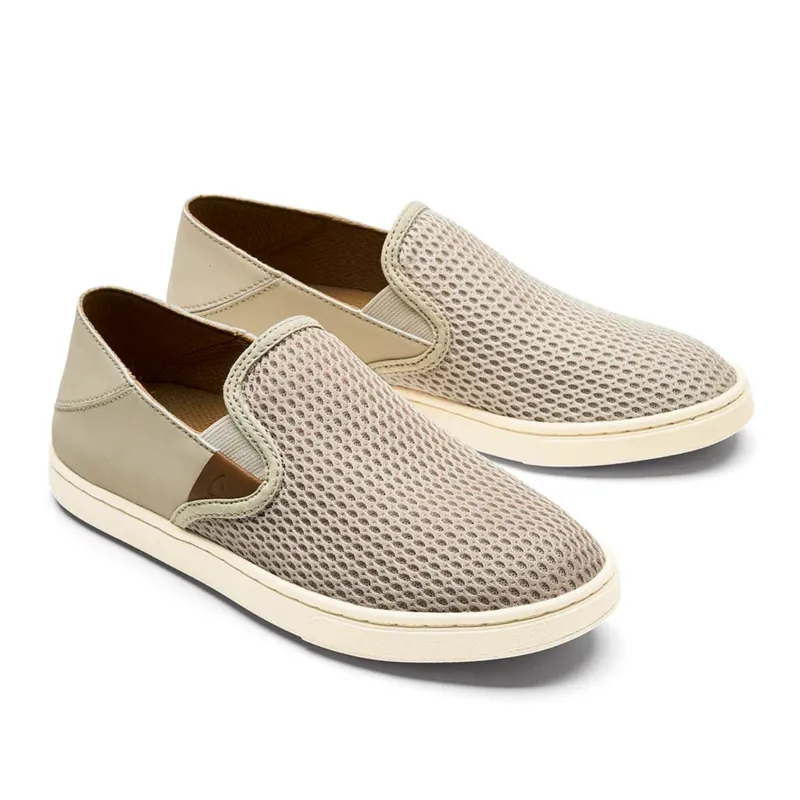 Olukai Women‘s Pehuea Mesh Slip-On Sneakers - Tapa