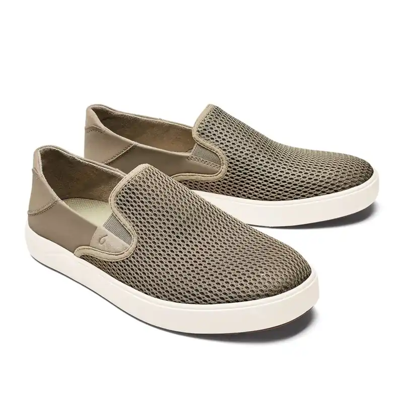 Olukai Men‘s Lae‘ahi Slip-On Sneakers - Clay