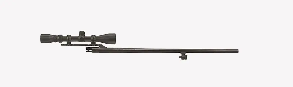 Mossberg 500 20 Gauge Slugster Barrel, Cantilever Mount, Scope - 24" Blued (6-Shot) 92010