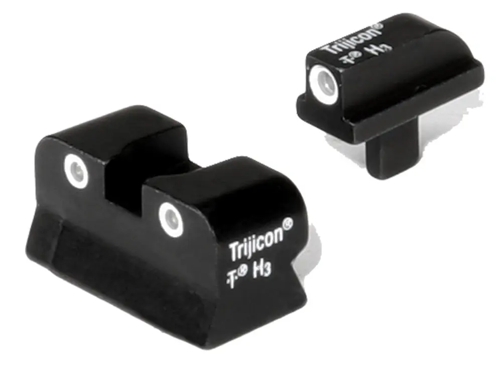 Trijicon Bright & Tough Night Sights Colt 1911 Govt 3 Dot Green w/ White Outline