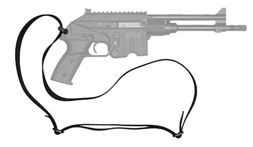 Kel-Tec PLR Sling with 1.25" W & Adjustable Single Point Design for Tactical Pistol