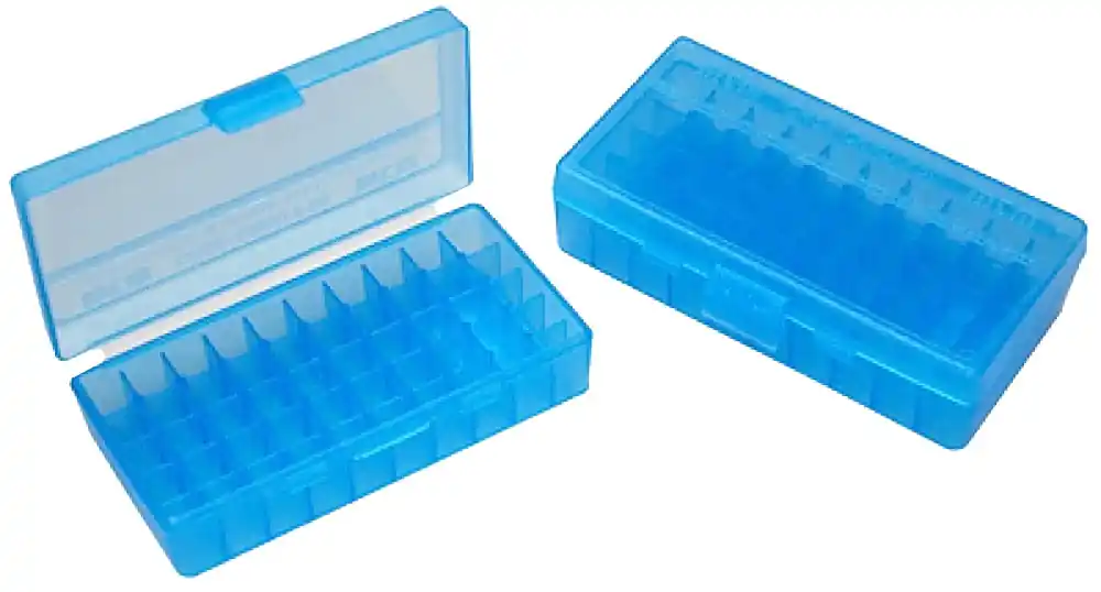 MTM Case-Gard Ammo Box Flip-Top P-50 Multi-Caliber Handgun 50rd