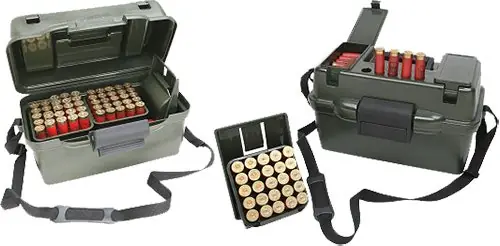 MTM Case-Gard Shotgun Hunter EZ-Grab Shotshell Holster Case 12 Gauge Wild Camo Polypropylene 100rd
