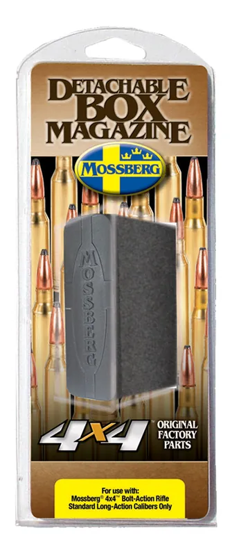 Mossberg Patriot 5rd Drop Box Magazine, For Use w/Mossberg Patriot & 4x4 Models .25-06 Rem, .270 Win & .30-06 Springfield Calibers Only, Standard/Long Action