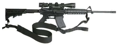 Max Ops Edge Tactical Sling 2" W x L 12.30" Adjustable Two-Point Black Elastic