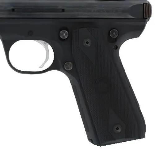 Hogue Grip Panels Diamond Checkering Black Rubber Ruger Mark III 22/45