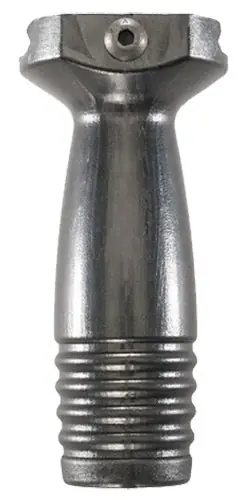 Ergo Pop Bottle Vertical Forward Grip Made Black Ribbed Lower Finish Picatinny Rail