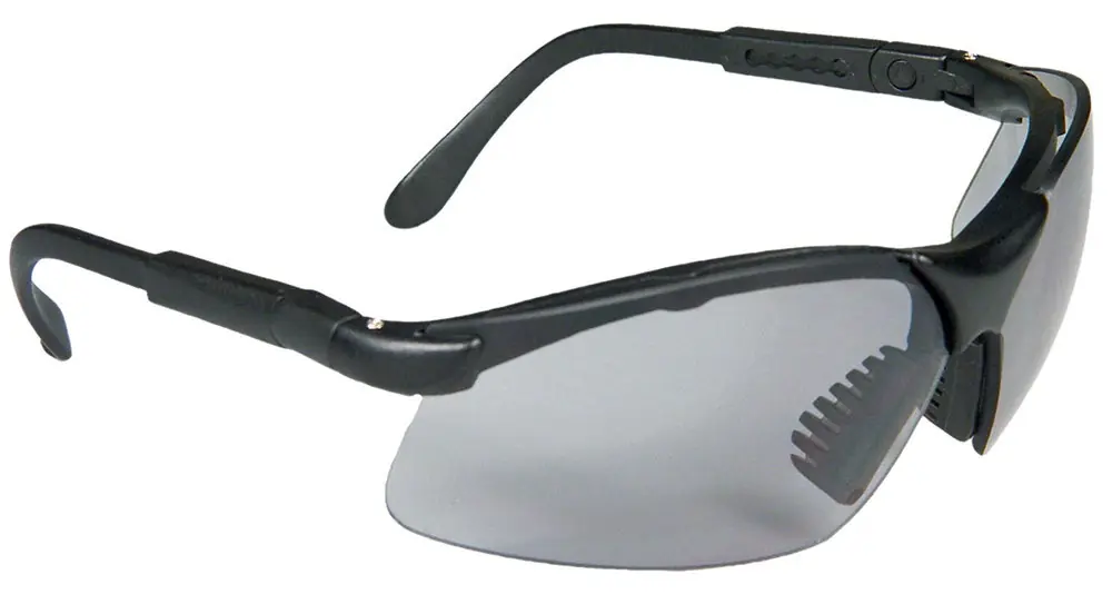 Radians Revelation Glasses Adult Smoke Gray Lens Anti-Fog Black Frame