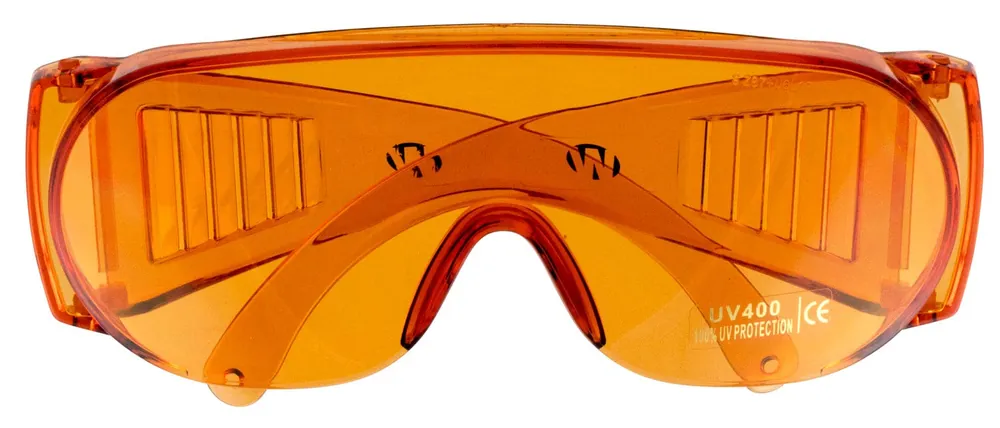 Walker‘s Sport Glasses Full Coverage Adult Amber Lens Polycarbonate Amber Frame