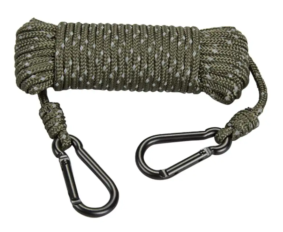 Hunters Specialties Reflective Rope Olive Drab 30‘ Long