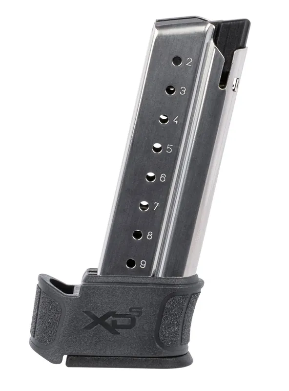Springfield Armory XDS Mod2 9rd 9mm Luger Springfield XDS Mod2 SS/Gray Stainless Steel Magazine