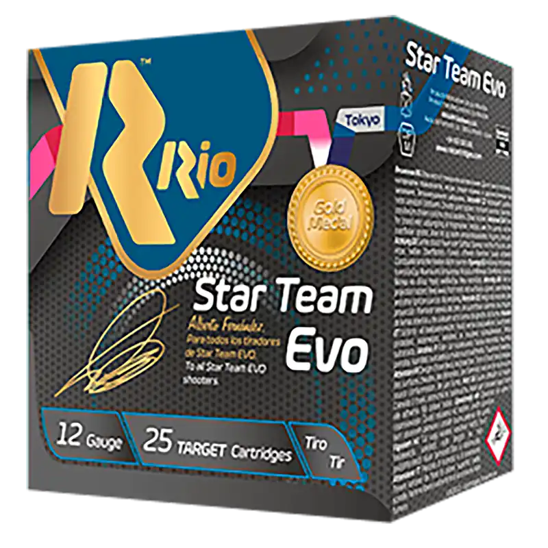 Rio Ammunition STT28LT8 Star Team EVO 12 Gauge 2.75" 1 oz 8 Shot 25 Per Box