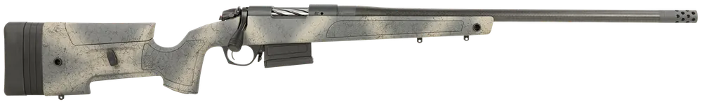 Bergara Rifles B-14 HMR Carbon Wilderness 6.5CM 24" 5+1 CF Wrapped Barrel Syn Stock Woodland Camo Brake B14S382CF