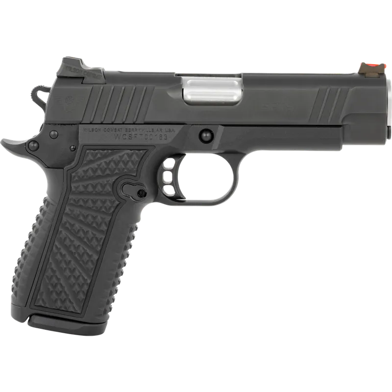 Wilson Combat SFT9 9mm Luger Pistol 15+1 4.25" Stainless Match Grade Barrel Steel Slide Aluminum Frame Adjustable Rear Sight SAO SFT9CM42
