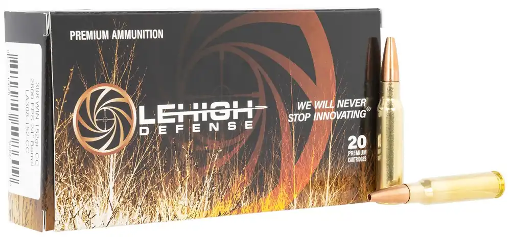 Lehigh Defense Controlled Chaos 308 Win 152 Gr. 20/Box