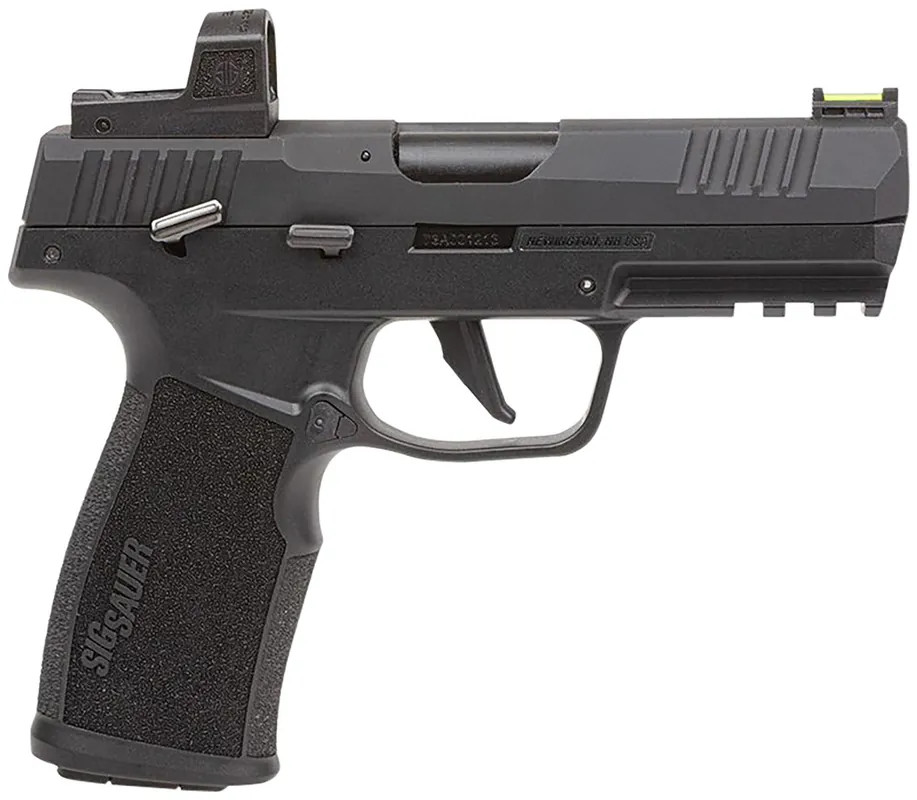 Sig Sauer P322 22 LR 20+1 (2) 4" Threaded Barrel, Black, Optic Cut/Serrated Slide, Picatinny Rail Frame