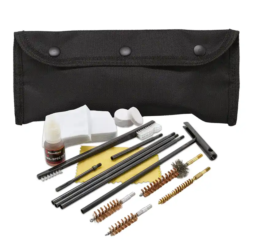 KleenBore All Caliber Cleaning Kit Multi-Caliber Handgun/Rifle Bronze/Nylon Bristles Nylon Case