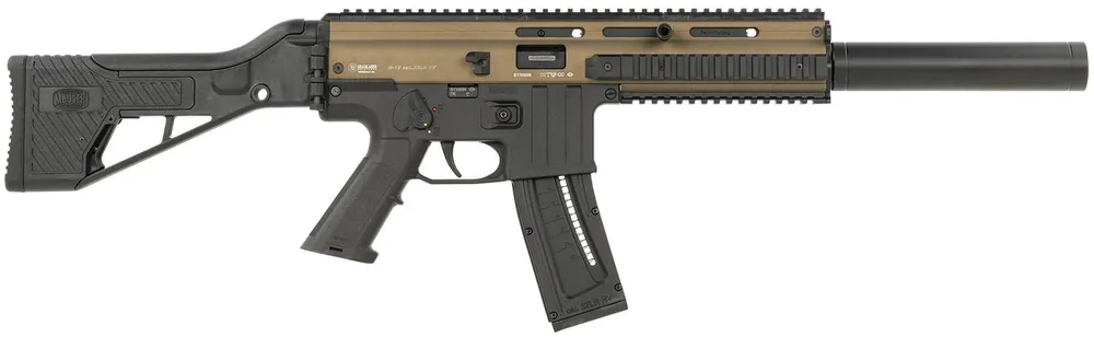 Mauser M-15 SD 22 LR Rifle 16.50" Black/Bronze 4150025