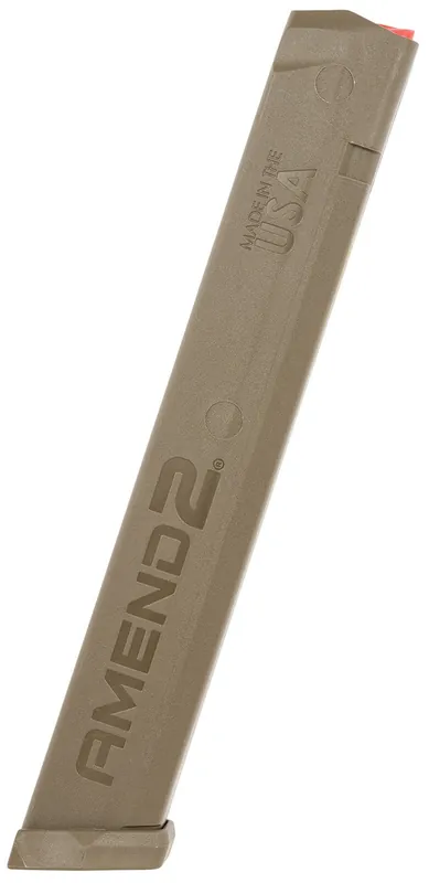 Amend2 A2-Stick 34rd 9mm Luger Compatible w/Glock Flat Dark Earth Polymer