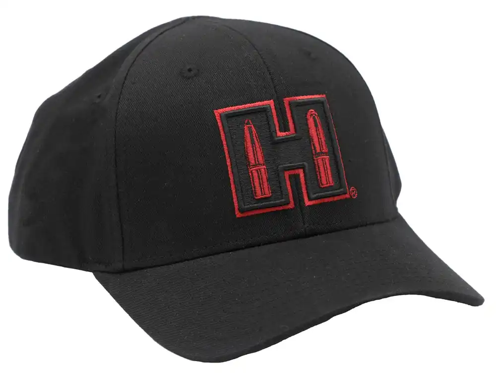 Hornady H Patch Semi Structured Trucker Hat - Black/Red