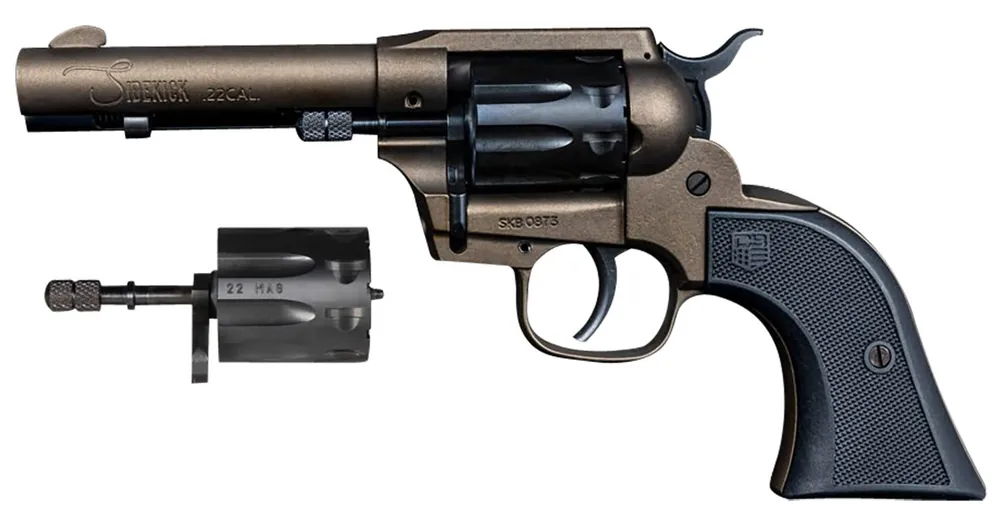 Diamondback Sidekick Dual Cylinder 22 LR/22 WMR Revolver 4.50" Midnight Bronze DB0500A071