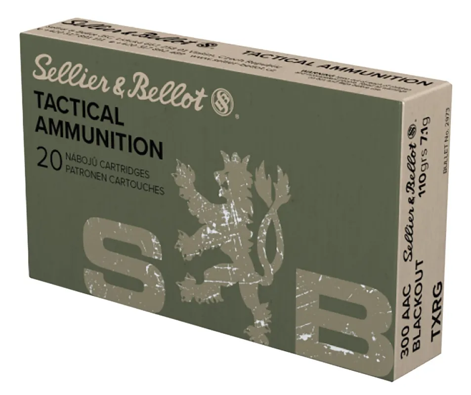Sellier & Bellot eXergy 300 Blackout 110 Gr. FMJ 20/Box