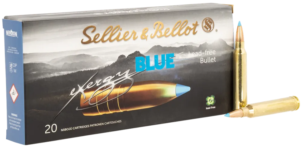 Sellier & Bellot eXergy 300 Win Mag 180 gr TAC-EX-Blue 20 Per Box/10 Cs