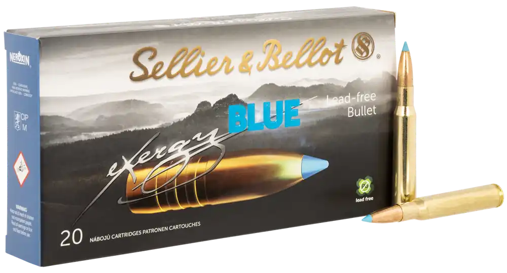 Sellier & Bellot eXergy 30-06 Springfield 180 gr TAC-EX-Blue 20 Per Box/12 Cs