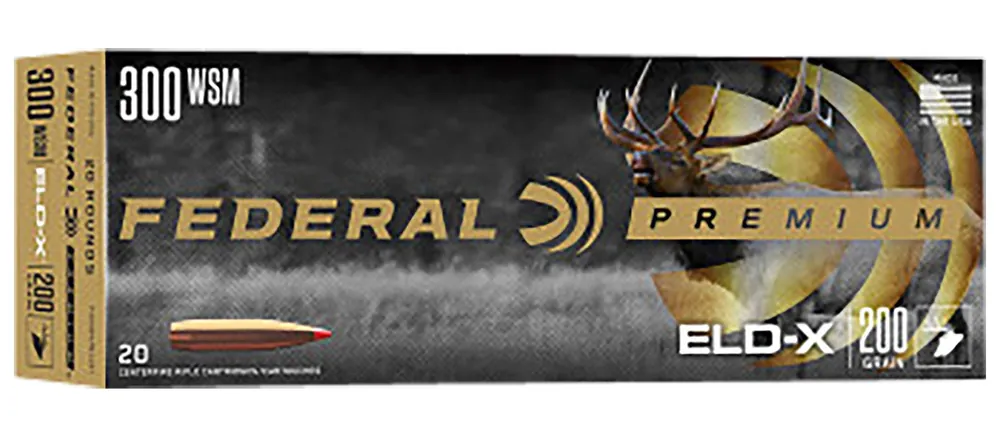 Federal Premium 300 WSM 200 Gr. ELD-X 20/Box