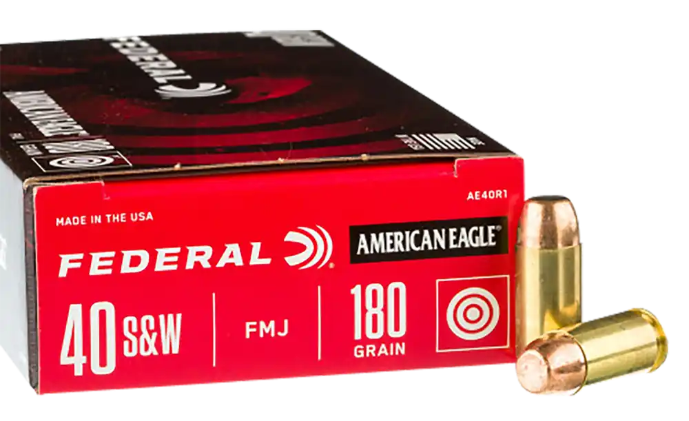 Federal Champion Training 40 S&W 180 Gr. Full Metal Jacket (FMJ) 400 Rounds C40180A400