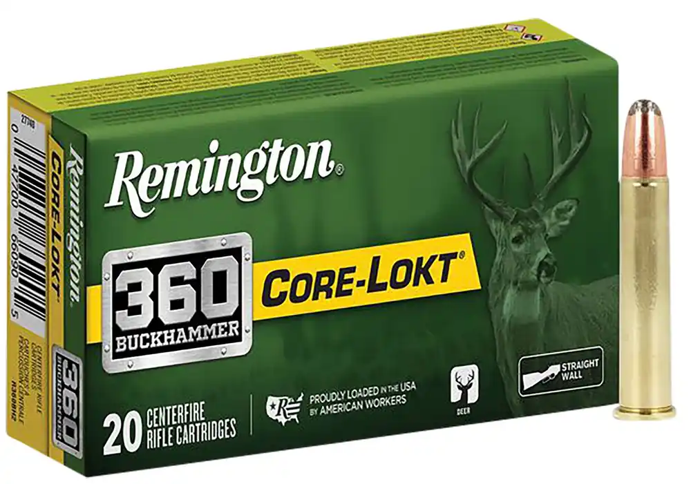 Remington Ammunition Core Lokt 360 Buckhammer 200 Gr Soft Point Core-Lokt 20/Box