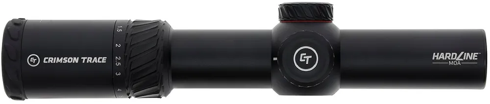 Crimson Trace Hardline Black Anodized 1-6x24mm 34mm Tube Illuminated CT TR1-MOA Reticle