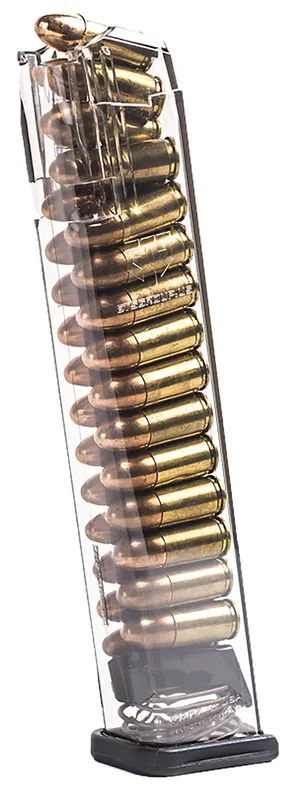ETS Group Pistol Mags Competition Legal 27rd Extended 9mm Luger Compatible w/Glock Gen1-5