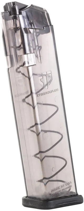 ETS Group Pistol Mags Competition Legal 22rd Extended 9mm Compatible w/Glock Gen1-5
