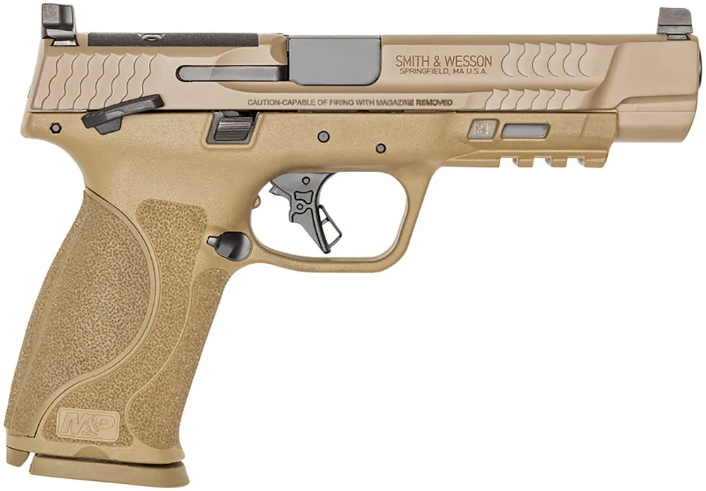 Smith & Wesson M&P M2.0 Full Size 9mm Luger Pistol 5" FDE 13569