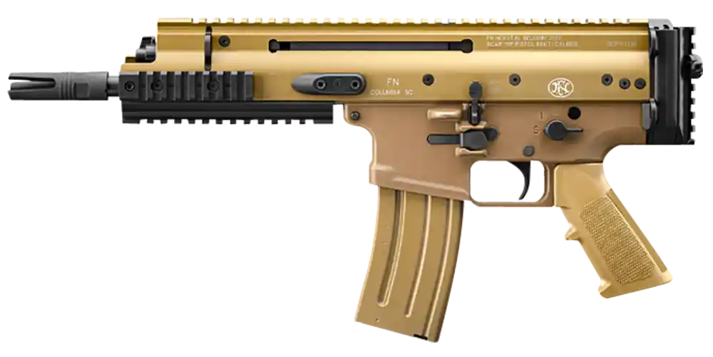FN SCAR 15P 5.56x45mm NATO 30+1 7.50" FF Chrome-Lined Barrel Alum Rec Flash Hider 3/6/9/12 Rails Polymer Grip FDE 38101241