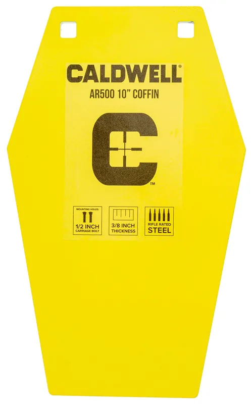 Uncle Henry C 10" Coffin CP4 Yellow Powder Coat Steel Hanging