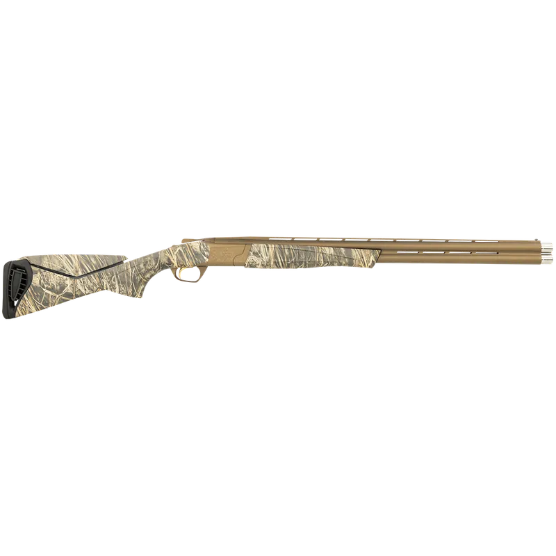 Browning Cynergy Wicked Wing 12 Gauge 26" Barrel 3.5" 2rd, Burnt Bronze Cerakote Barrel/Camo Design Receiver, Realtree Max-7