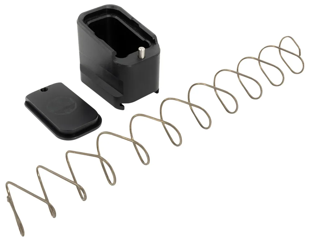 Shield Arms Magazine Extension for Glock 19/23, 5rd (9mm), 4rd (40S&W), Black Aluminum