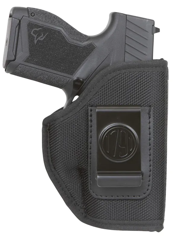 1791 Gunleather Premium Nylon IWB Size 01 Black Ballistic Nylon Belt Clip RH