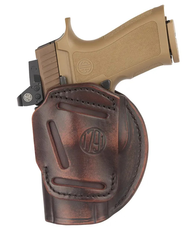 1791 Gunleather 4-Way IWB/OWB Size 06 Black Belt Clip RH/LH